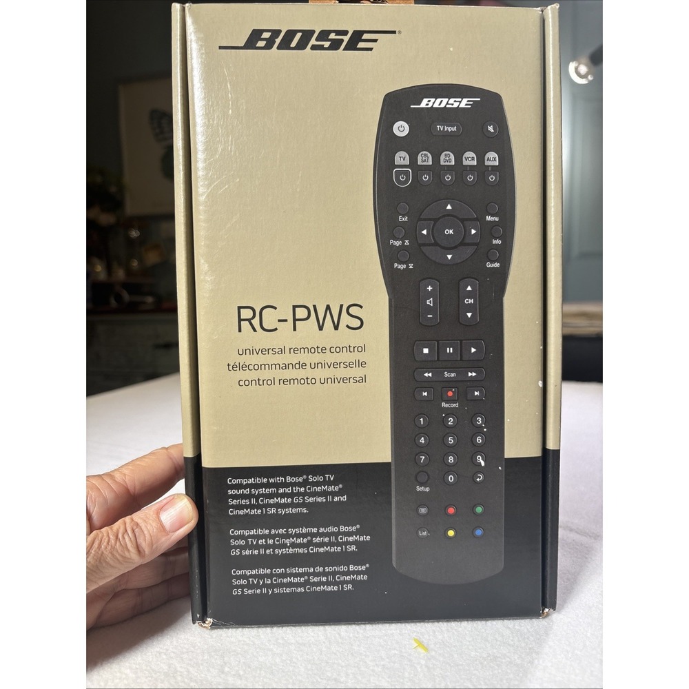 Bose RC-PWS Cinemate Universal Remote Control OEM, W/box And Manuals